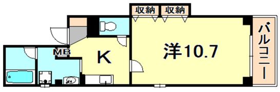ルミエール東塚口の間取り画像