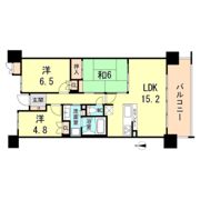 ライオンズスクエア塚口アバンティアの間取り画像