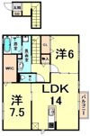 アルバスの間取り画像