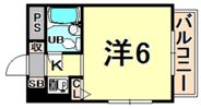 猪名寺パークマンション1の間取り画像