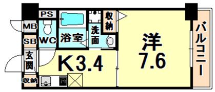 アーデン塚口の間取り画像