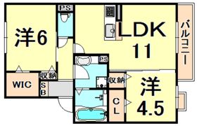 カルテット昆陽の間取り画像