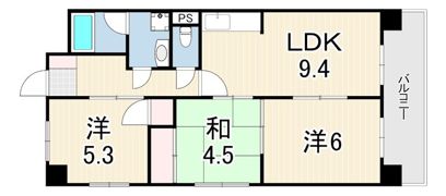 グランドハイツ栄伸の間取り画像