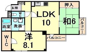 ドムール稲野の間取り画像