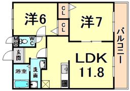 ベルフォーレ中野の間取り画像