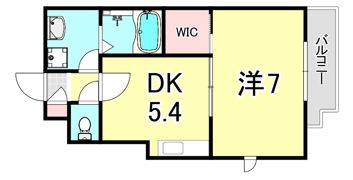 アクアコートの間取り画像
