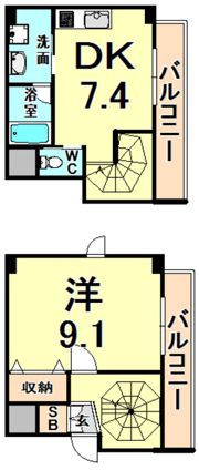 伊丹中央マンションの間取り画像