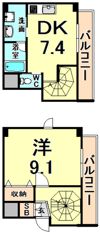 伊丹中央マンションの間取り画像