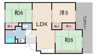 サニーハイツ高台の間取り画像