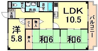 ノーメ・デラローザの間取り画像
