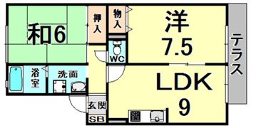 ファミール瑞穂の間取り画像