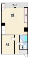 西原マンションの間取り画像