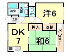 平塚ハイツの間取り画像