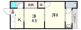 北伊丹ハウスの間取り画像