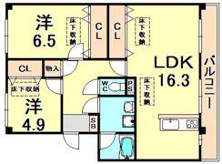 グランシャリオの間取り画像