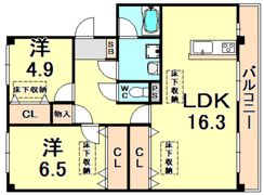 グランシャリオの間取り画像