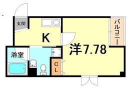 コンフォート中喜の間取り画像