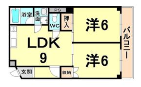港ハイムの間取り画像