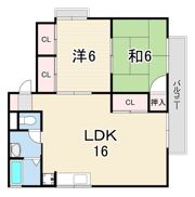 セジュールE＆Sの間取り画像