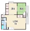 セジュールE＆Sの間取り画像