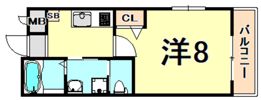 ワコーレヴィータ新伊丹の間取り画像