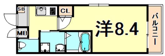 ワコーレヴィータ新伊丹の間取り画像