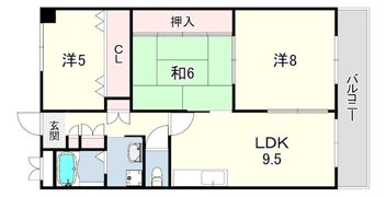 みずほマンションの間取り画像
