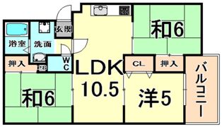 メゾン鈴原の間取り画像