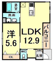 ヴェルジュの間取り画像