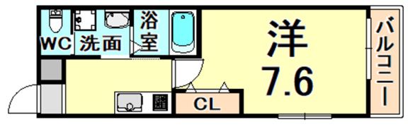 ワコーレヴィータ伊丹北本町の間取り画像