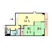 南野サンハイツの間取り画像