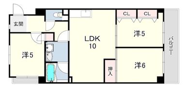 サムティ伊丹西台の間取り画像