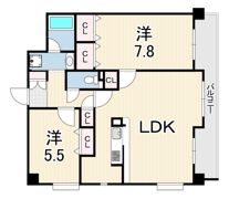 ルネスサリートの間取り画像