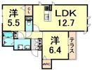 シャーメゾン北本町の間取り画像