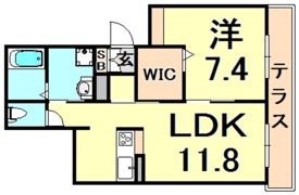 シャーメゾン北本町の間取り画像