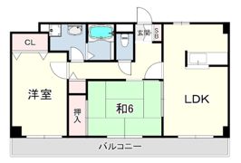 ヴィラ大鹿の間取り画像