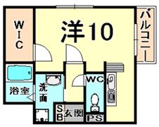 ラフィーネ伊丹2の間取り画像