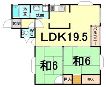 グローバル伊丹の間取り画像