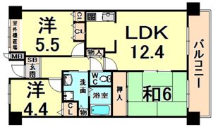 マルシェ伊丹の間取り画像