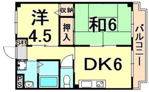 ホワイトハイツの間取り画像