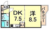 ウィンディつかしん西の間取り画像