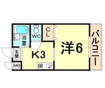 セリバテール伊丹の間取り画像