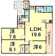 エルミナール南野2の間取り画像