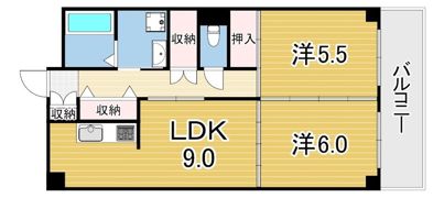 アネックス古結2の間取り画像