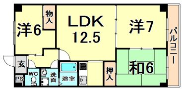 スターライト新伊丹の間取り画像