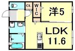 アミティ稲野の間取り画像