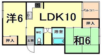 アカネマンションの間取り画像
