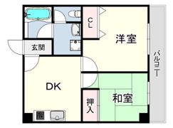 メゾン瑞ケ丘の間取り画像