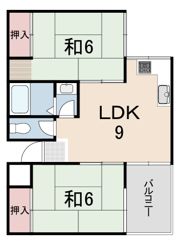 アカネマンションの間取り画像