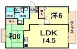 サンビューラ福島の間取り画像